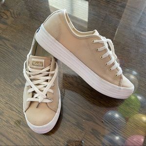 Meds Triple Up Gold Platfrom Sneakers